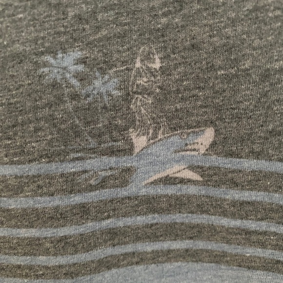 𝅺quiksilver Original Boardshorts Stripe Retro Tee Shirt Men L Large - Picture 4 of 7